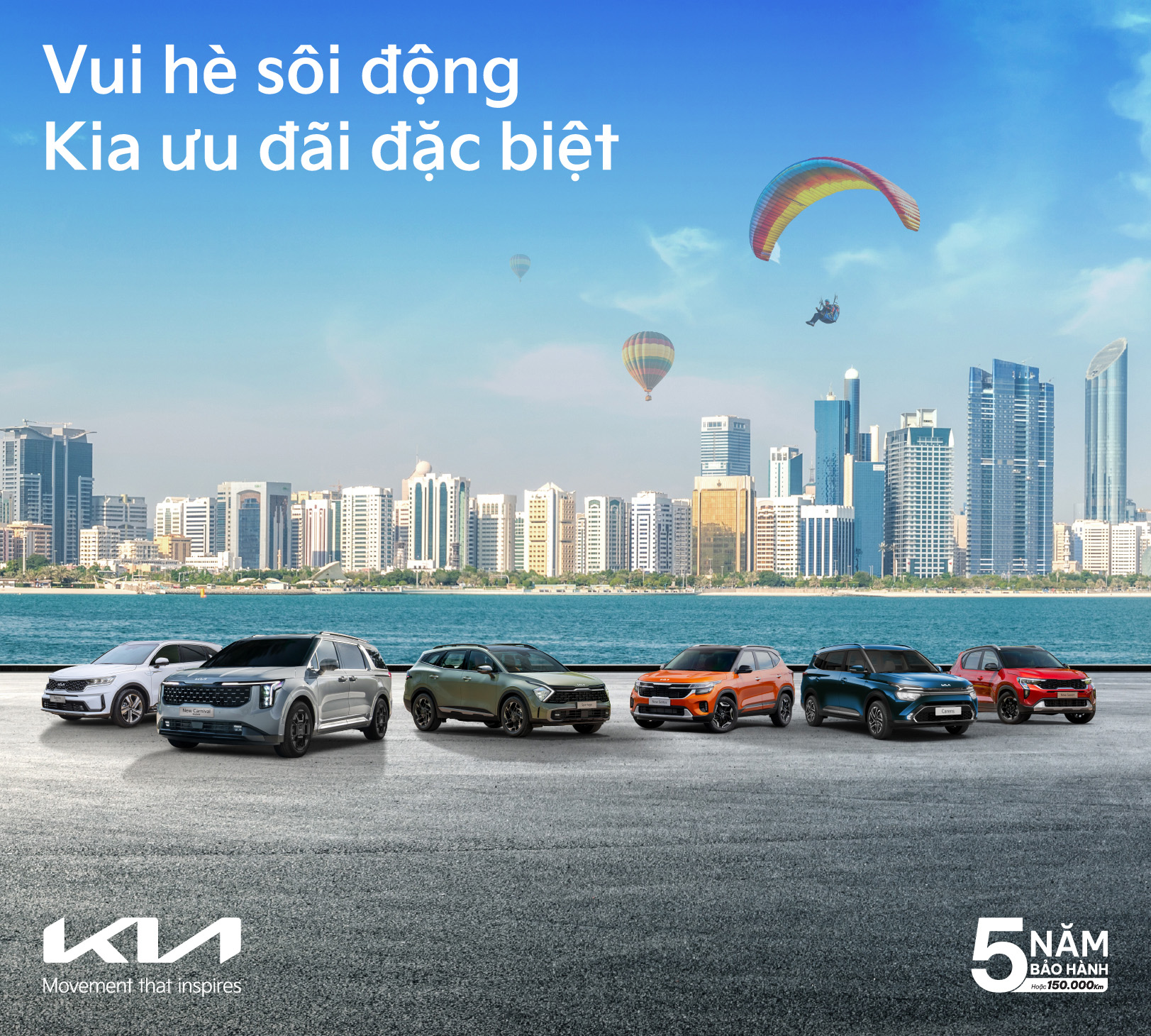 Kia ưu đãi đặc biệt lên đến 80 triệu đồng cùng nhiều quà tặng hấp dẫn